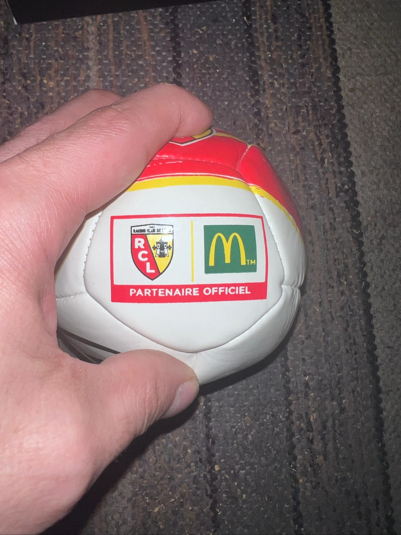 ⚽️mini Racing Club de Lens RCL Official McDonald’s Collector Ballon - Rare Edition – photo 3